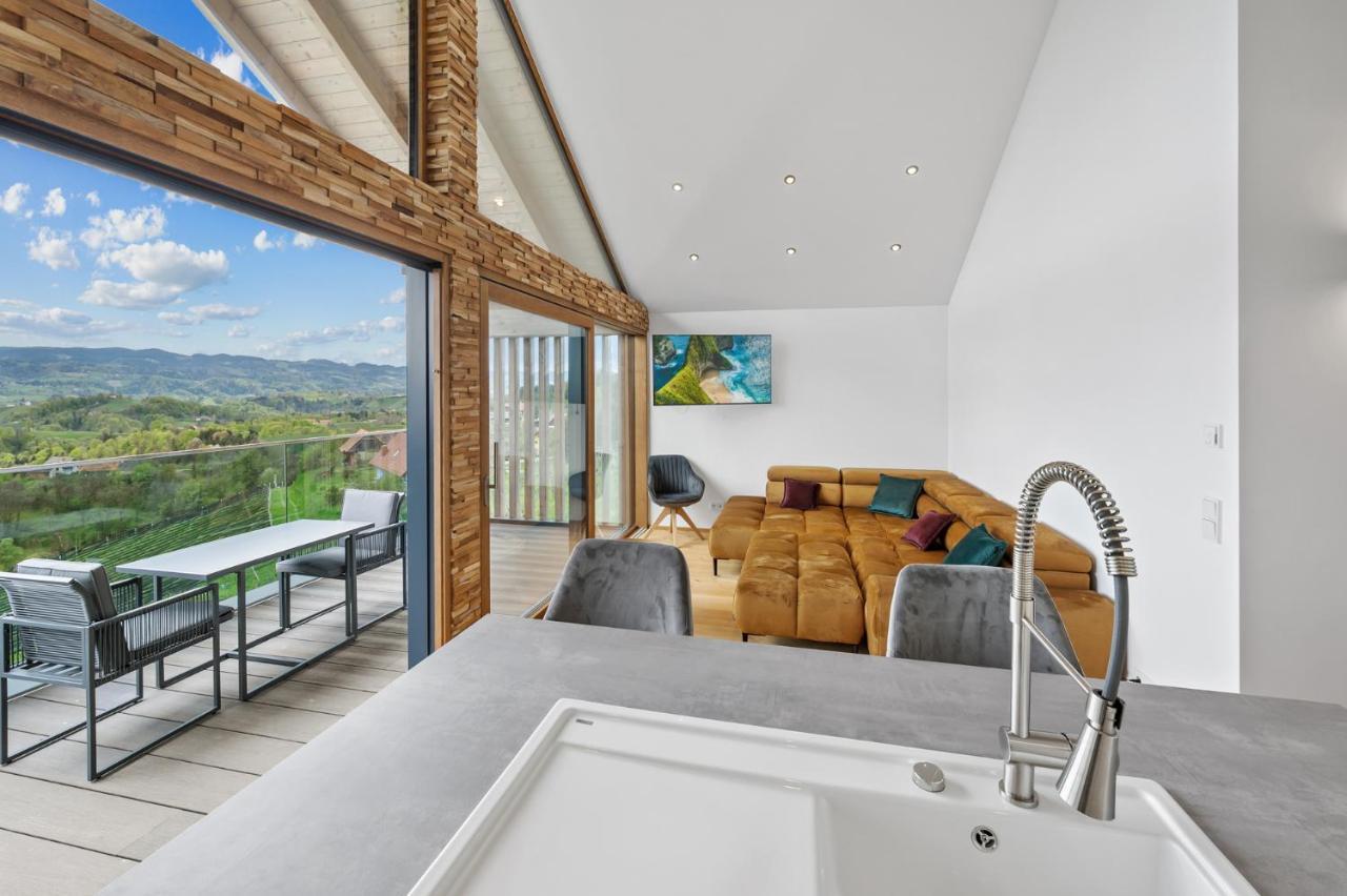 Luxus Chalet Max Glanz an der Weinstraße Dış mekan fotoğraf